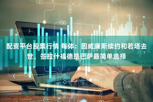配资平台股票行情 每体：因威廉斯续约和若塔去世，签拉什福德是巴萨最简单选择