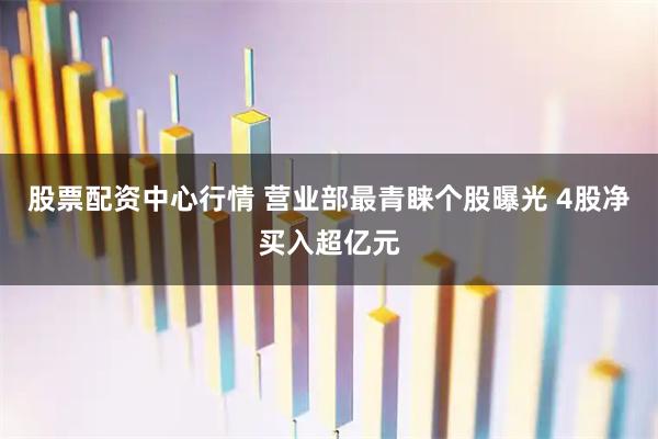 股票配资中心行情 营业部最青睐个股曝光 4股净买入超亿元