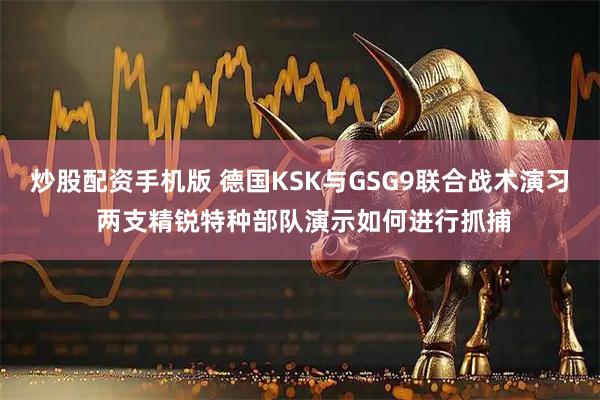 炒股配资手机版 德国KSK与GSG9联合战术演习 两支精锐特种部队演示如何进行抓捕